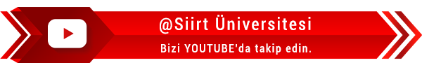 Siirt Üniversitesi youtube hesabı